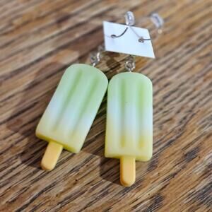 Boutique Novelty Popsicle Earrings ~ New ~ Tasty Summer Statement ~ Lightweight
